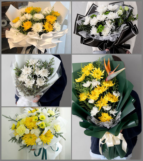 安徽黄山市歙县徽城镇白事花束代送